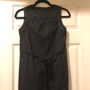Wool/cotton Theory charcoal dress